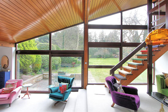 1960s midcentury modern house in Woodham, Surrey