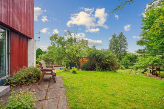 1970s modern house in Milton Hill, Dumbarton, Scotland
