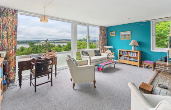1970s modern house in Milton Hill, Dumbarton, Scotland