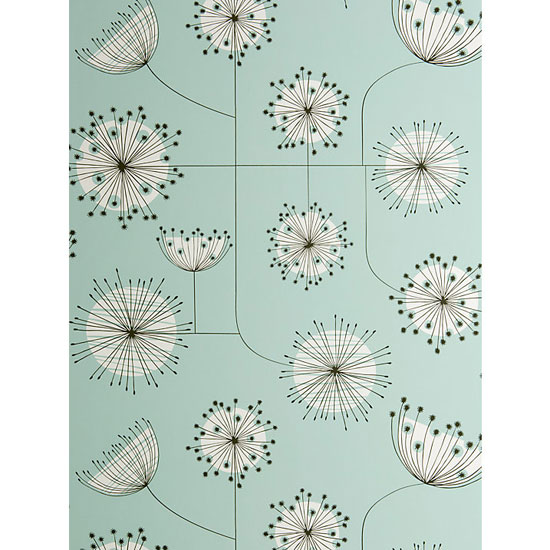 1950s-style Dandelion Mobile wallpaper range by MissPrint