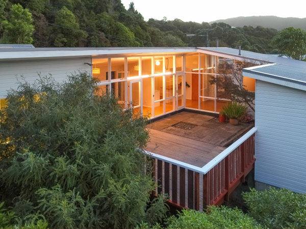 1960s Fritz Eisenhofer midcentury modern house in Wilton, Wellington, New Zealand