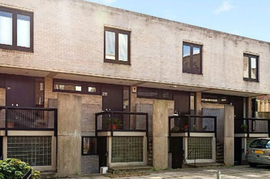 1960s Neave Brown-designed modernist terraced property in London N19