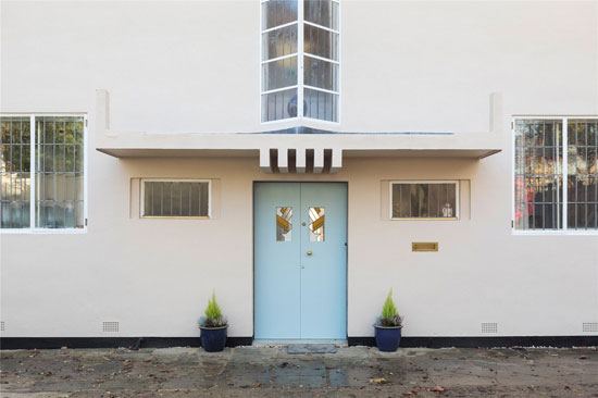 1920s Peter Behrens-designed New Ways art deco house in Northampton, Northamptonshire