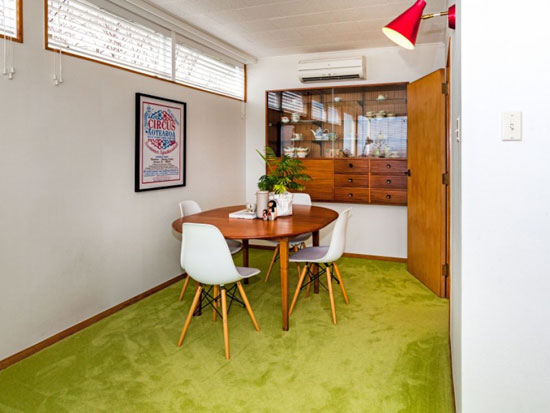 1950s Rigby Mullen midcentury modern house in Thames, New Zealand