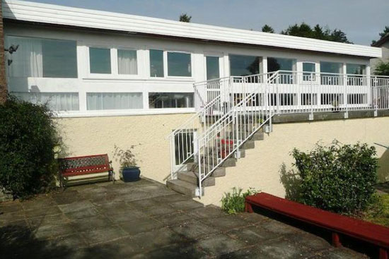 1970s modernist single-storey property in Nemphlar, South Lanarkshire, Scotland