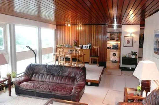 1970s modernist single-storey property in Nemphlar, South Lanarkshire, Scotland