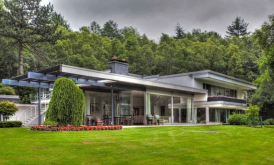 Richard Neutra modernist house in Wuppertal, Germany