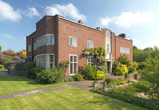 Grade II-listed Edgar Wood-designed Upmeads property in Stafford, Staffordshire