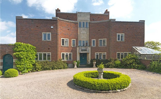 Grade II-listed Edgar Wood-designed Upmeads property in Stafford, Staffordshire
