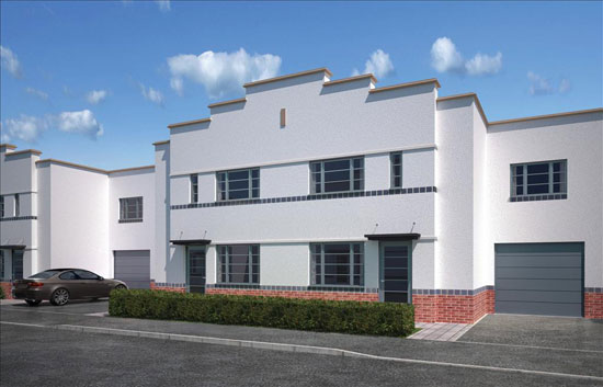 New-build art deco-style property in Northampton, Northamptonshire