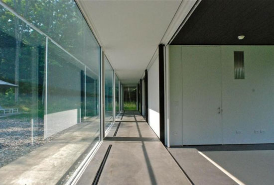 The Binocular House modernist property in Ghent, NY, USA