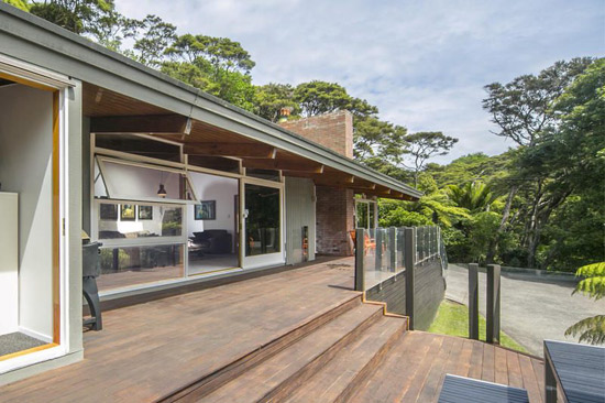 1960s midcentury property in Titirangi, Waitakere City, New Zealand