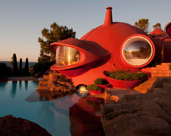 1970s Antti Lovag-designed Maison Bernard in Théoule sur Mer, southern France