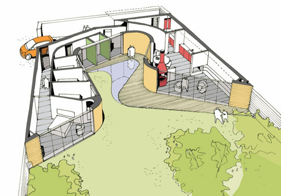 ox5 David Kirkland-designed single-storey property in Childrey, Oxfordshire