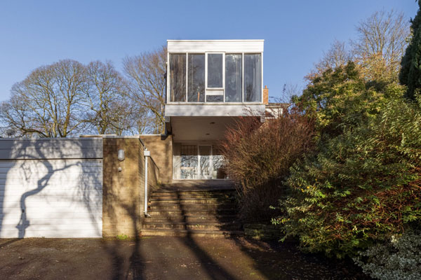 1960s modern house in Parbold, Lancashire