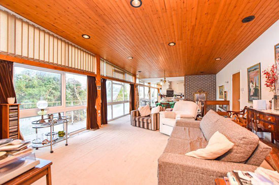 1960s midcentury modern house in Porth, Cornwall