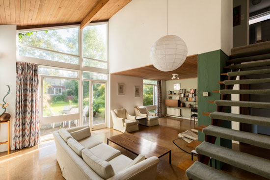 1960s Norman Plastow-designed midcentury modern property in London SW20