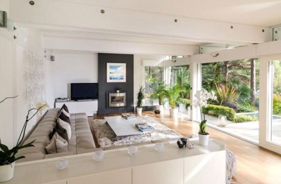 Four-bedroom modernist Huf Haus in Poole, Dorset