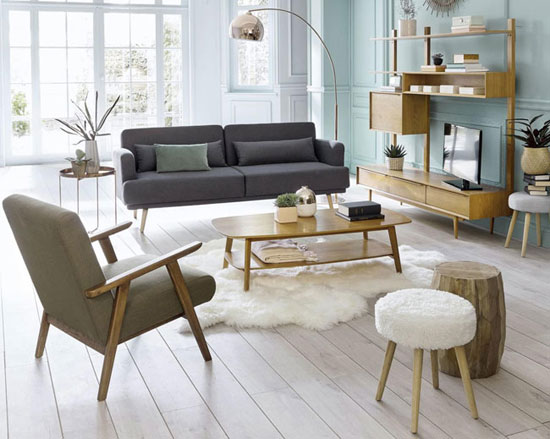 Portobello midcentury modern furniture at Maisons Du Monde