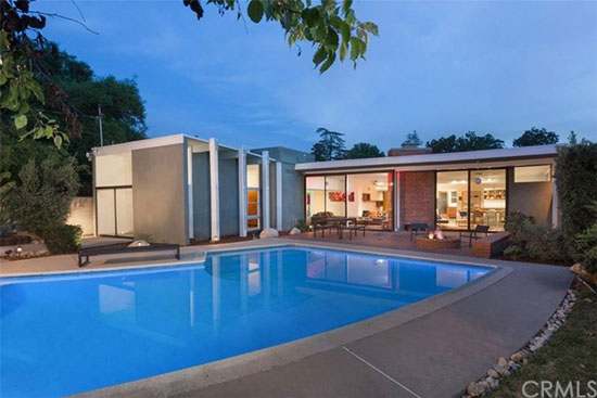 1950s modernism: Marsh, Smith, and Powell-designed Bendel Residence in Pasadena, California, USA