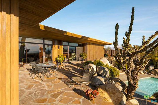Iconic midcentury modern: The Edris House by E Stewart Williams in Palm Springs, California, USA