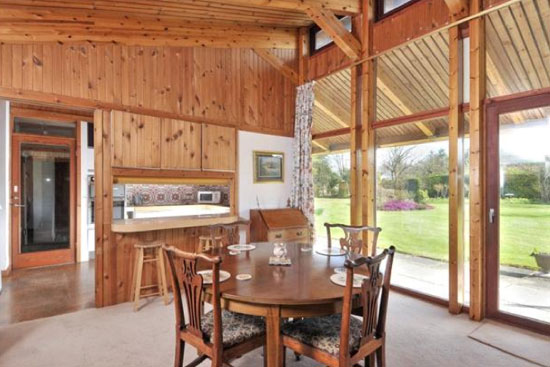 Crathinard 1970s three-bedroom modernist house in Blairgowrie, Perth and Kinross, Scotland