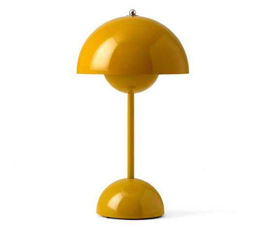 1960s Verner Panton Flowerpot Lamp goes wire-free