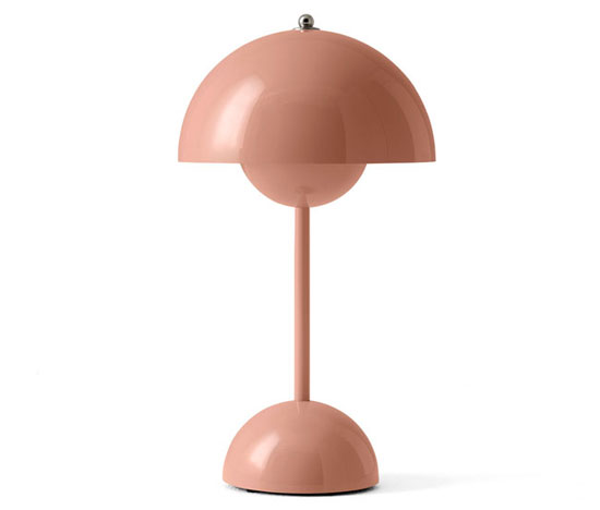 1960s Verner Panton Flowerpot Lamp goes wire-free