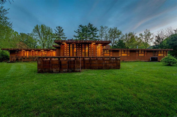 Frank Lloyd Wright Pappas House in St Louis, Missouri, USA