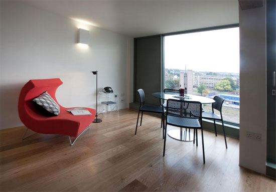 Brutalist rental: Apartment in the Park Hill development, Sheffield, South Yorkshire
