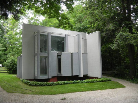 On the market: 1970s Peter Eisenman-designed House VI modernist property in West Cornwall, Connecticut, USA