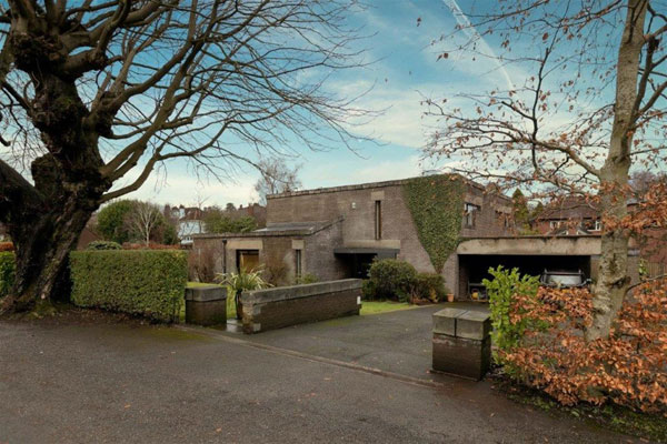 1980s Brian Lowe modern house in South Belfast, Northern Ireland