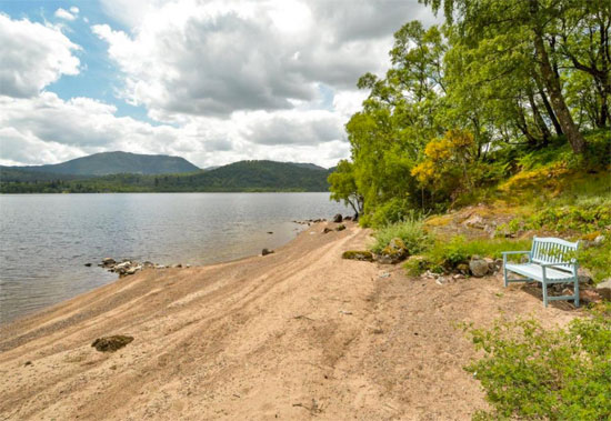 Grianan 1960s modernist property in Kinloch Rannoch, near Pitlochry, Scotland