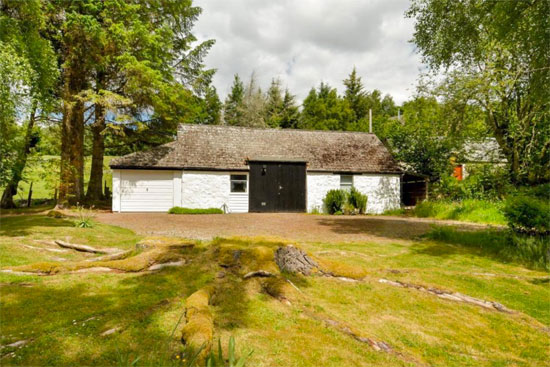 Grianan 1960s modernist property in Kinloch Rannoch, near Pitlochry, Scotland