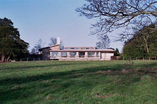 1960s Trevor Dannat-designed midcentury modern Pitcorthie House in Colinsburgh, Eastern Fife, Scotland