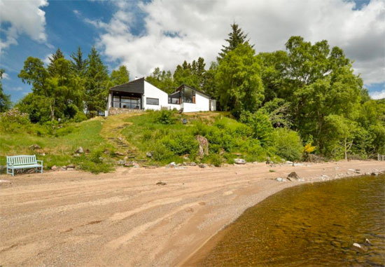 Grianan 1960s modernist property in Kinloch Rannoch, near Pitlochry, Scotland