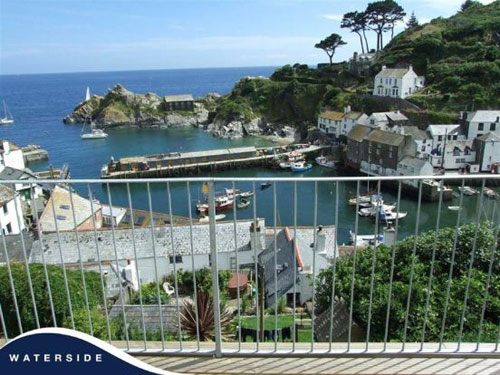 Killer views: Four-bedroomed detached house in Polperro, Near Looe, Cornwall