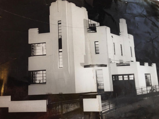 In need of renovation: 1930s art deco property in Bangor, County Down, Northern Ireland