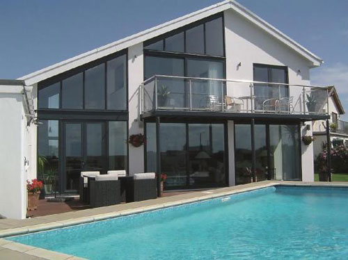 On the market: Contemporary four-bedroomed property with pool in Porthcawl, Mid Glamorgan