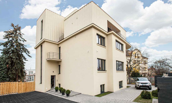 1930s art deco apartments in Prague, Czech Republic