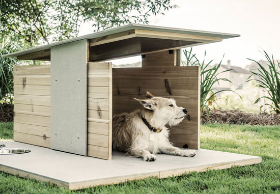 Puphaus - a midcentury-inspired dog house