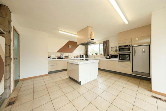 1970s modern house in South Queensferry, near Edinburgh, Scotland