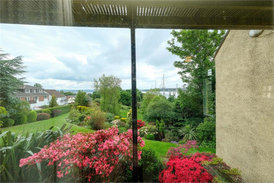 1970s modern house in South Queensferry, near Edinburgh, Scotland