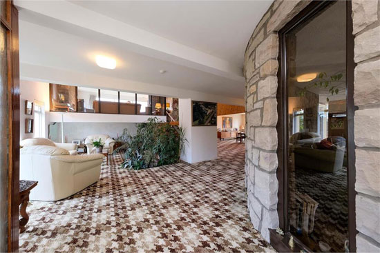 1970s modern house in South Queensferry, near Edinburgh, Scotland