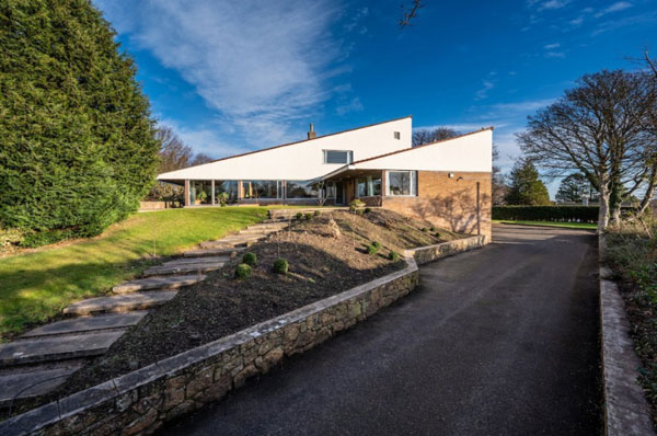 1960s Morris & Steedman modern house in Gullane, East Lothian, Scotland