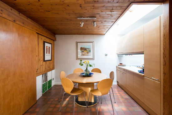 1960s modernist house on the Cockaigne Housing Group development in Hatfield, Hertfordshire