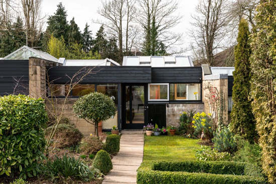 1960s modernist house on the Cockaigne Housing Group development in Hatfield, Hertfordshire