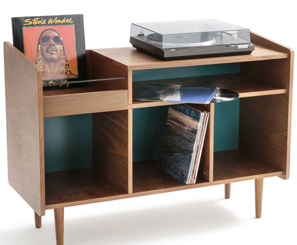 Ronda 1960s-style record storage unit at La Redoute