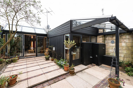 1960s modernist house on the Cockaigne Housing Group development in Hatfield, Hertfordshire