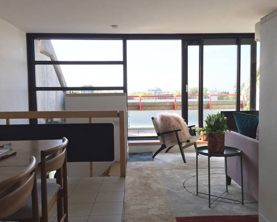 Airbnb find: 1970s Neave Brown-designed brutalist apartment in Rowley Way, London NW8